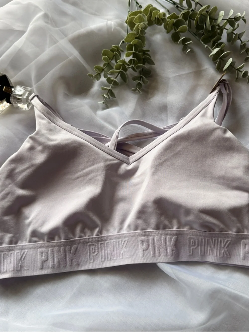 Bundle of 2 Victoria’s Secret PINK | Strappy Back Lightly Lined Bras |Large |NWT